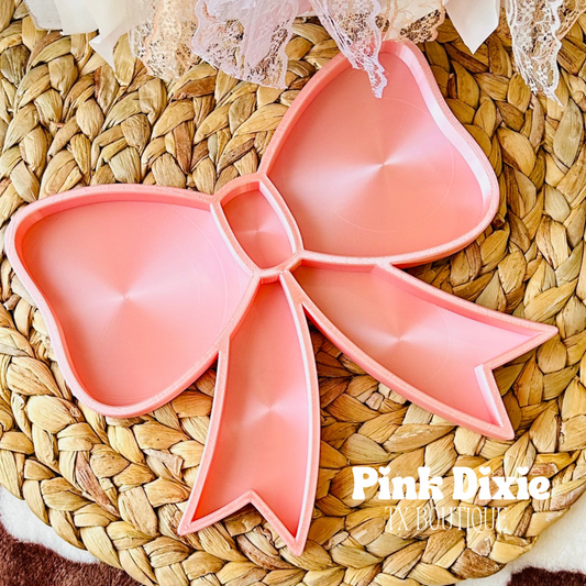 Coquette Bow Shape Trinket Tray