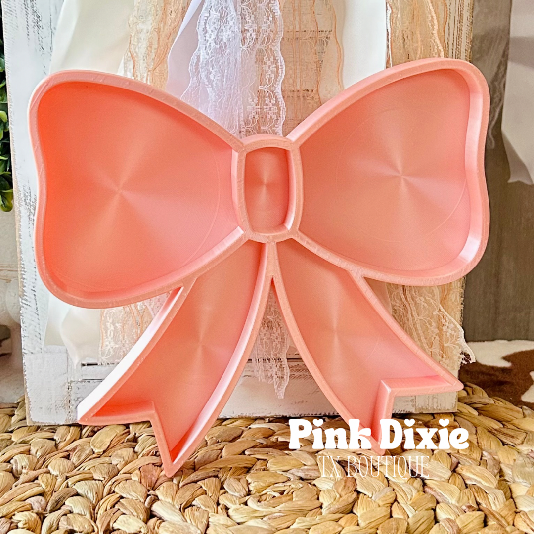 Coquette Bow Shape Trinket Tray