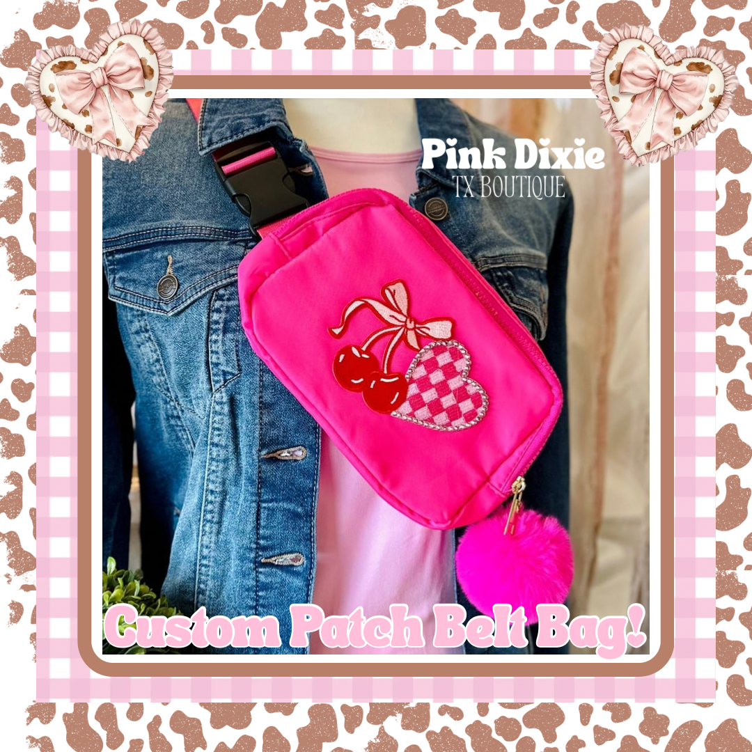 Custom Patch Belt/Fanny Bag!