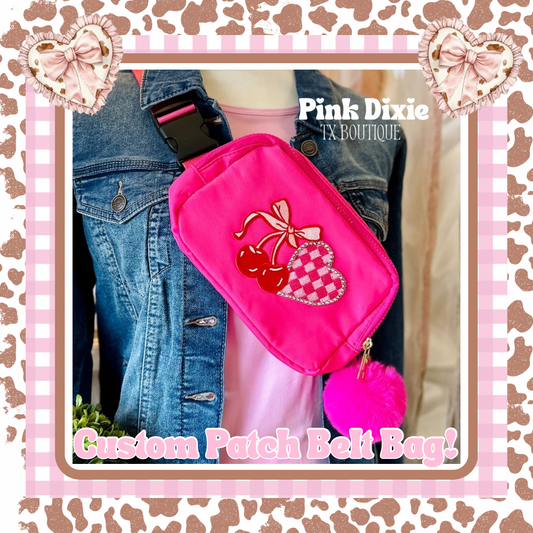Custom Patch Belt/Fanny Bag!