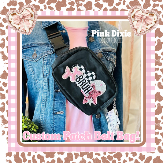 Custom Patch Fanny/Belt Bag!