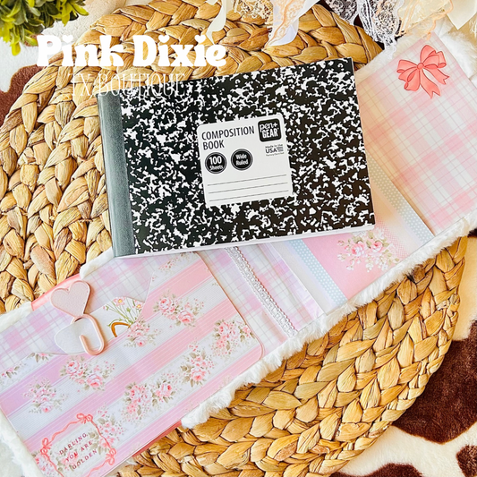 Custom Mini Compositon Notebook Cover Set!