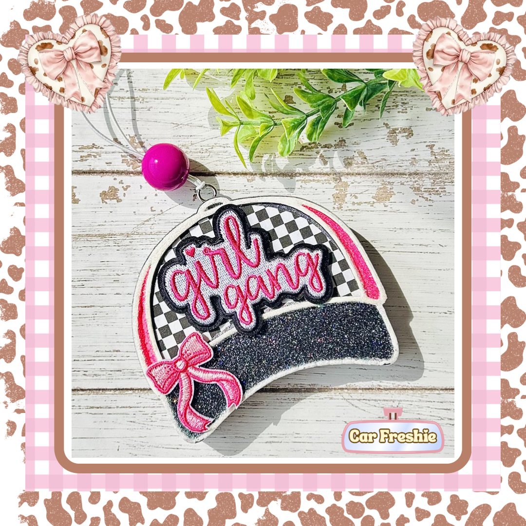 "Girl Gang" Trucker Hat Freshie-Bump-N-Grind