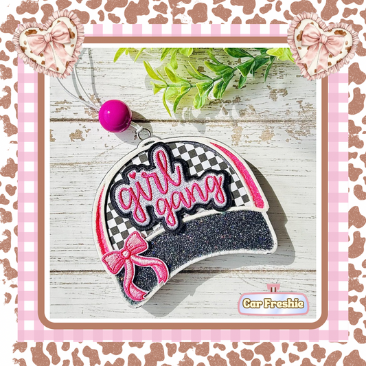 "Girl Gang" Trucker Hat Freshie-Bump-N-Grind