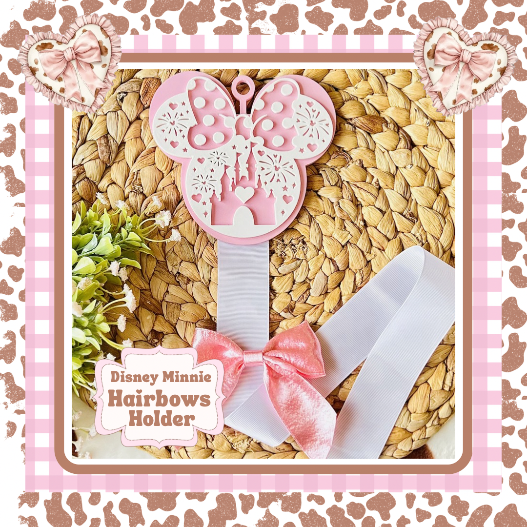 Adorable Minnie Shaped Ears Hairbows Holder!