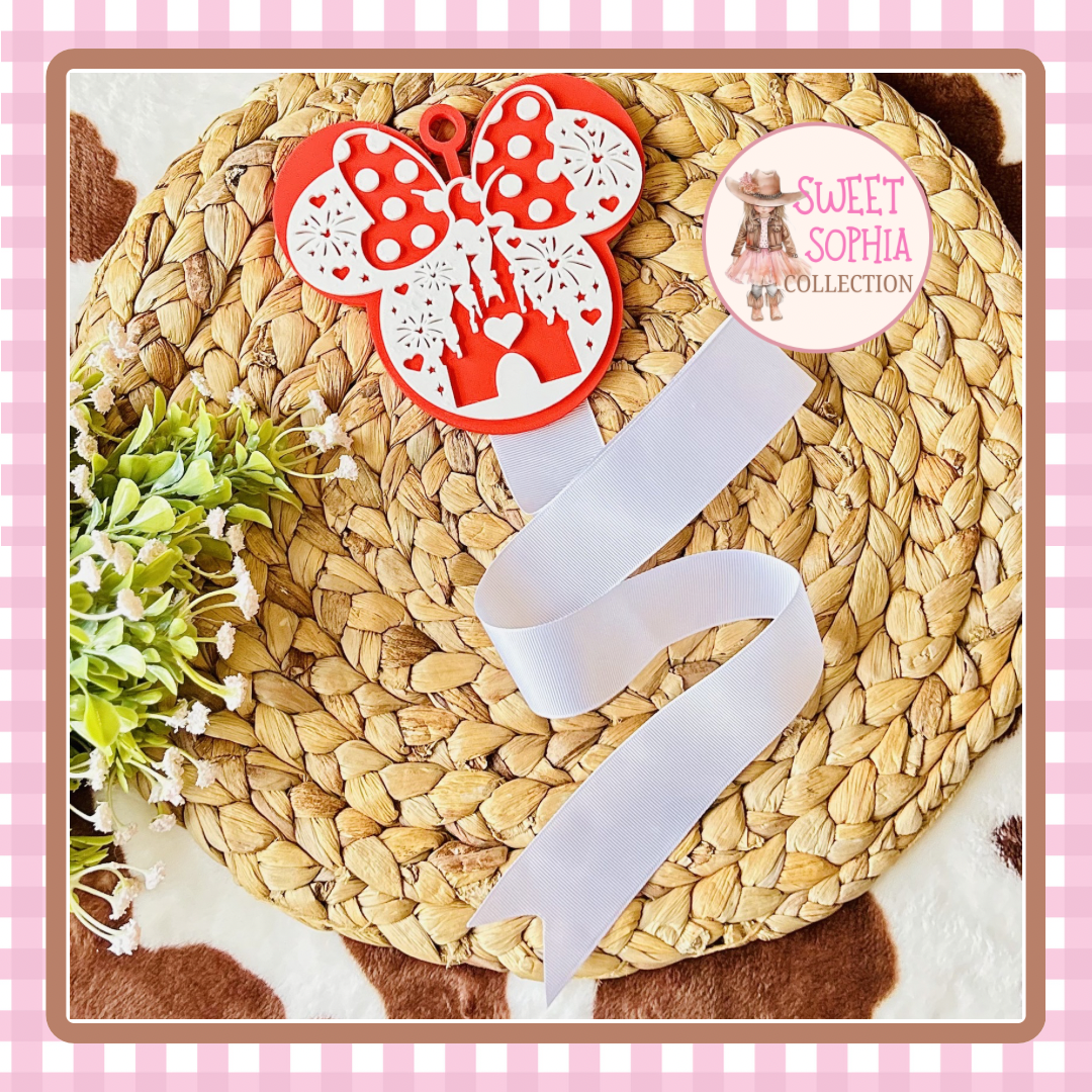 Adorable Minnie Shaped Ears Hairbow Holder!