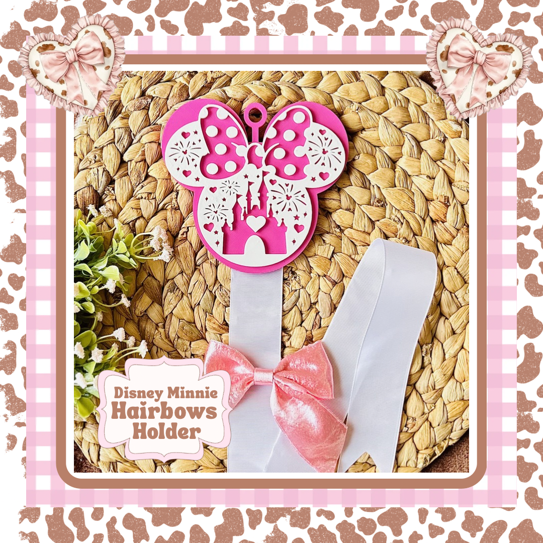 Adorable Minnie Shaped Ears Hairbows Holder!