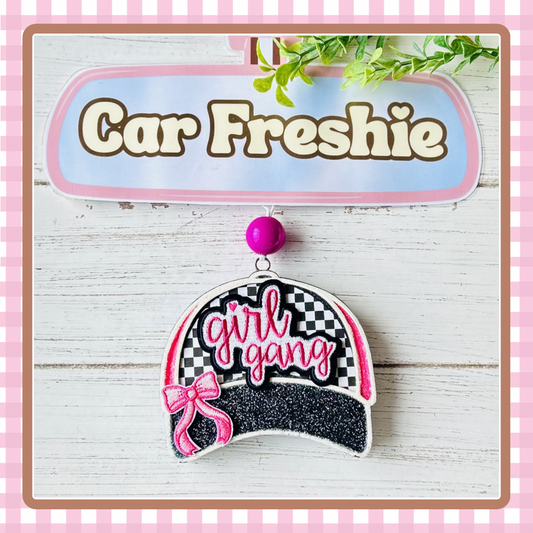 "Girl Gang" Trucker Hat Freshie-Bump-N-Grind