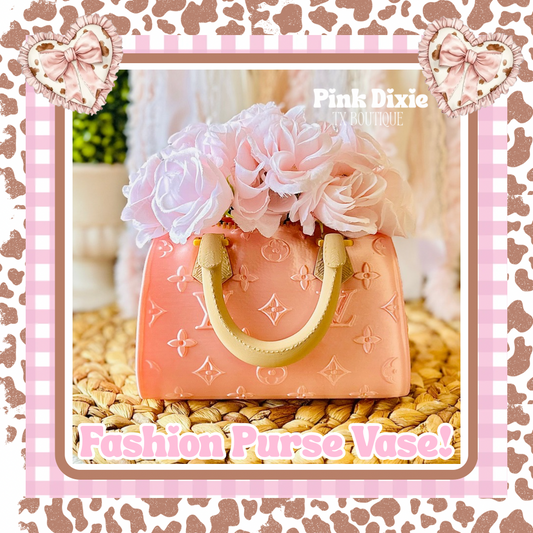 Fashion Purse Shaped Vase!