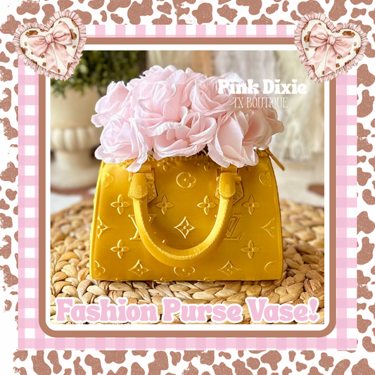 Fashion Purse Shape Planter/Vase