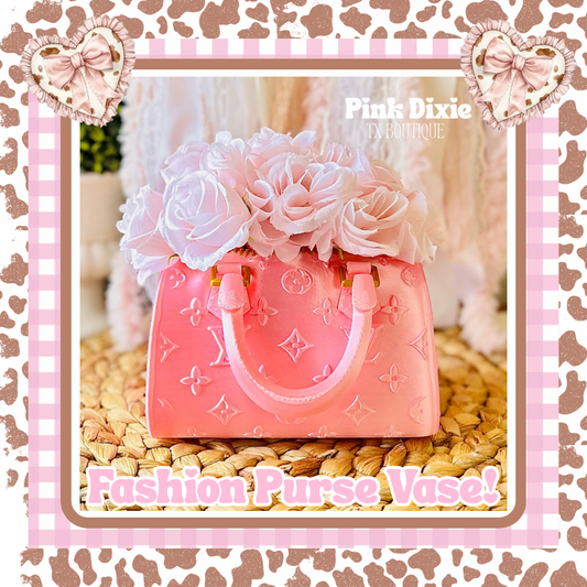 Fashion Purse Shaped Vase!