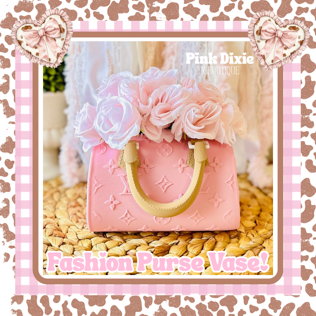 Fashion Purse Shaped Vase!