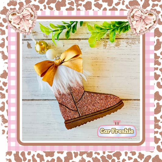 Winter Boot w/Bow Freshie-Lovespell