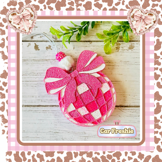Pink Coquette Disco Ball Freshie-Sol De Janeiro