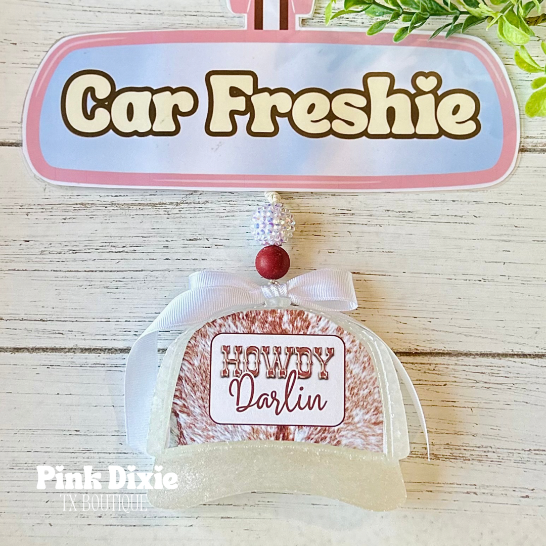 Howdy Darlin Trucker Hat Freshie-Bombshell