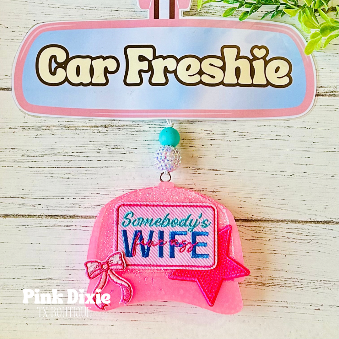 "Somebody's Wife" Trucker Hat Freshie-Love Spell