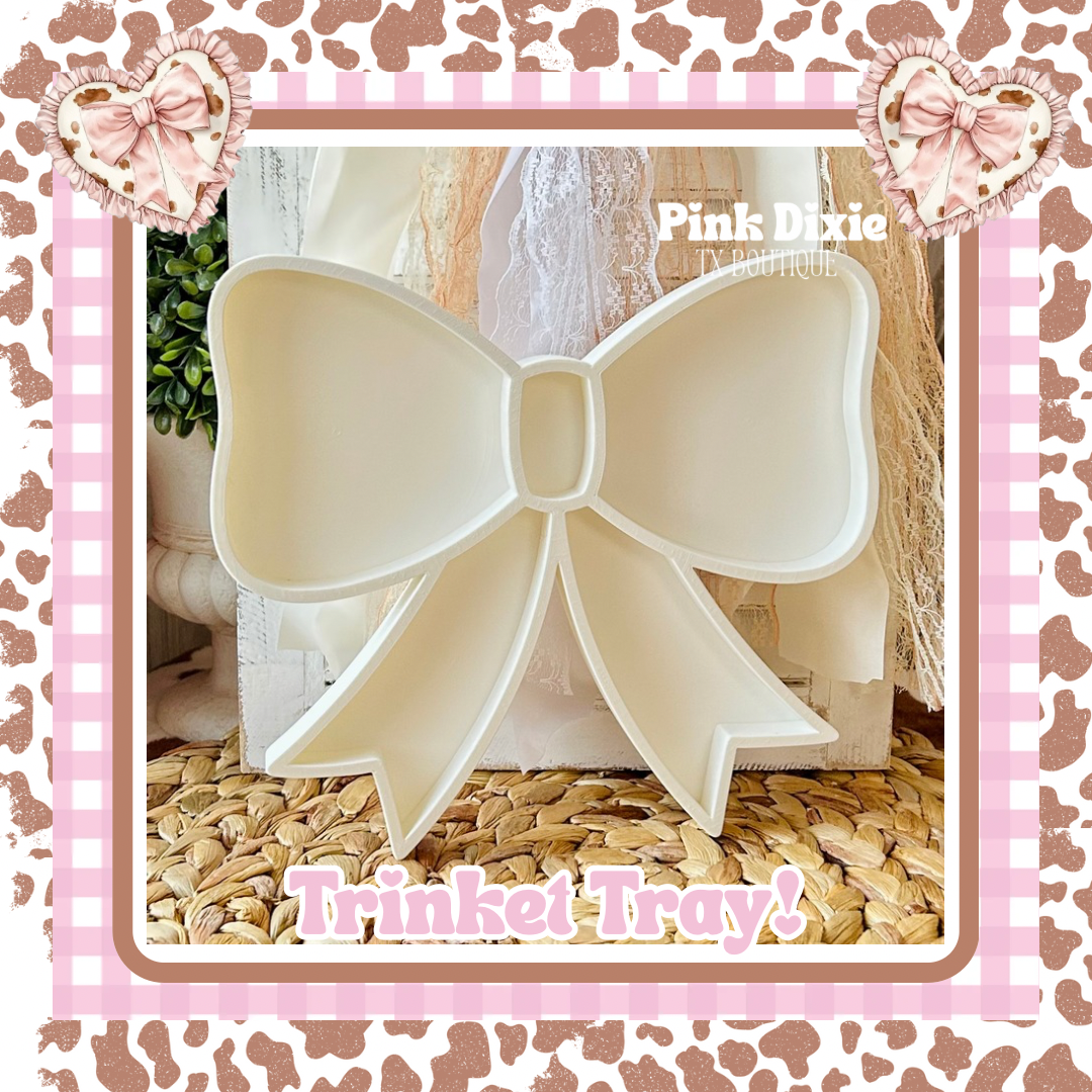 Coquette Bow Trinket Tray