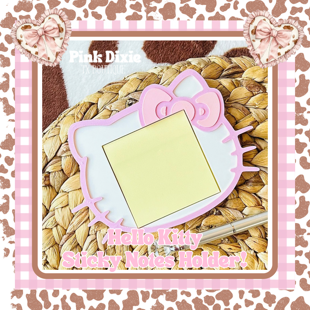 Hello Kitty Sticky Note Holder!