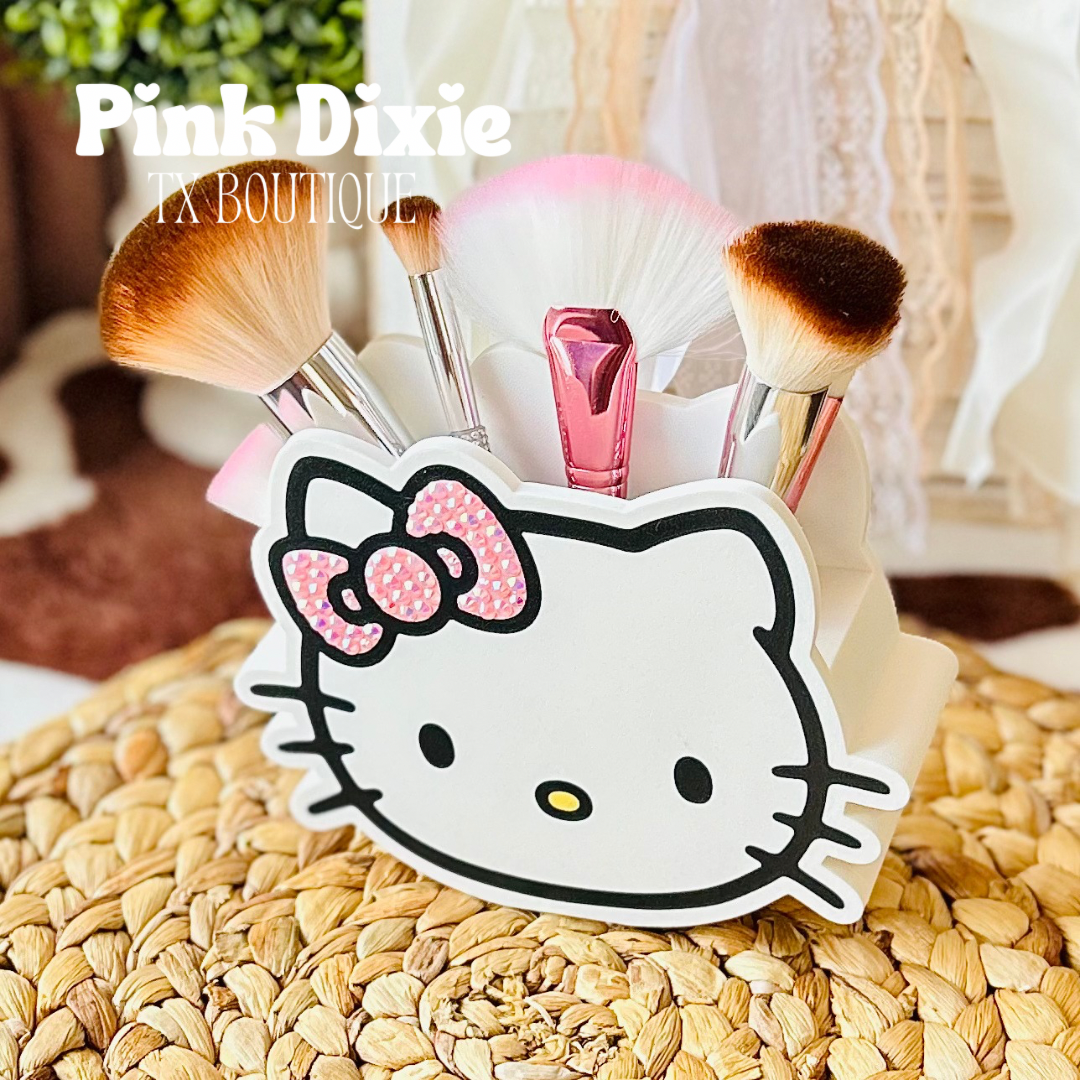 Hello Kitty Bedazzled Bow Pen Holder!